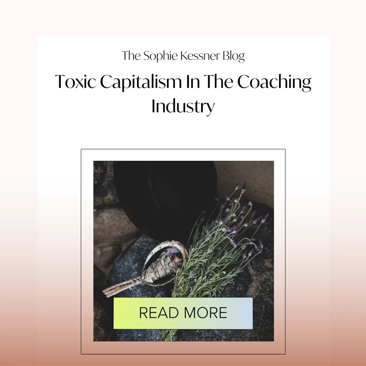 Toxic Capitalism In The Coaching Industry