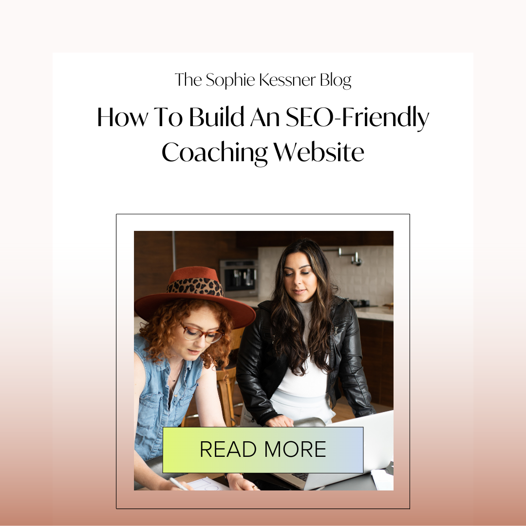 How To Build An SEO-Friendly Coaching Website