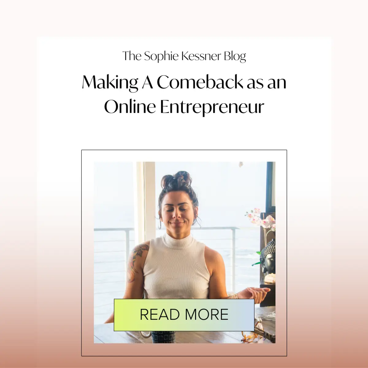 Making A Comeback as an Online Entrepreneur