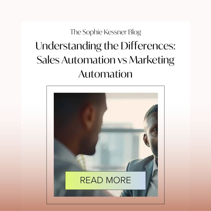 understanding the differences sales automation vs marketing automation