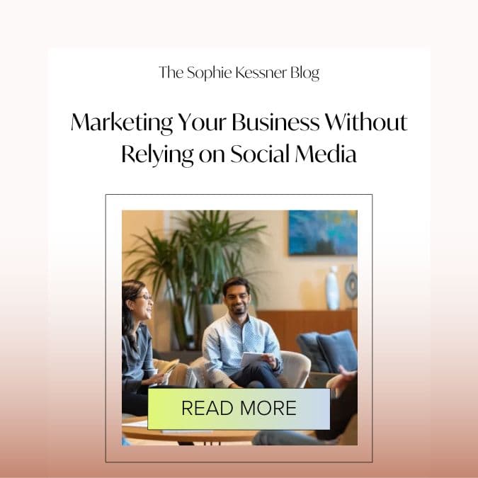 marketing your business without relying on social media