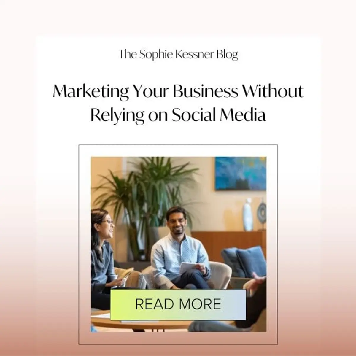 marketing your business without relying on social media