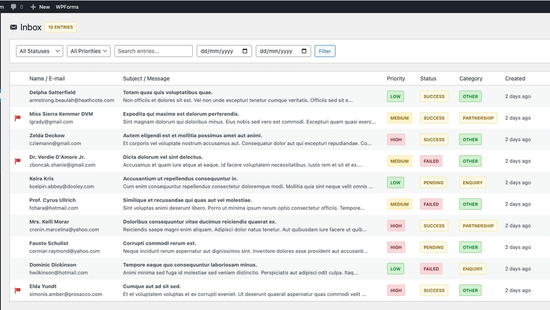 Transform Your WordPress Contact Forms into a Professional Management System