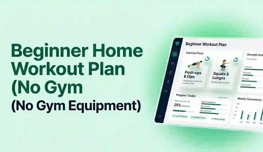 Beginner Home Workout Plan (No Gym Equipment Needed)