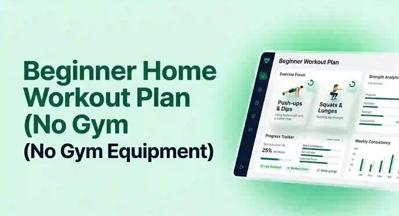 Beginner Home Workout Plan (No Gym Equipment Needed)
