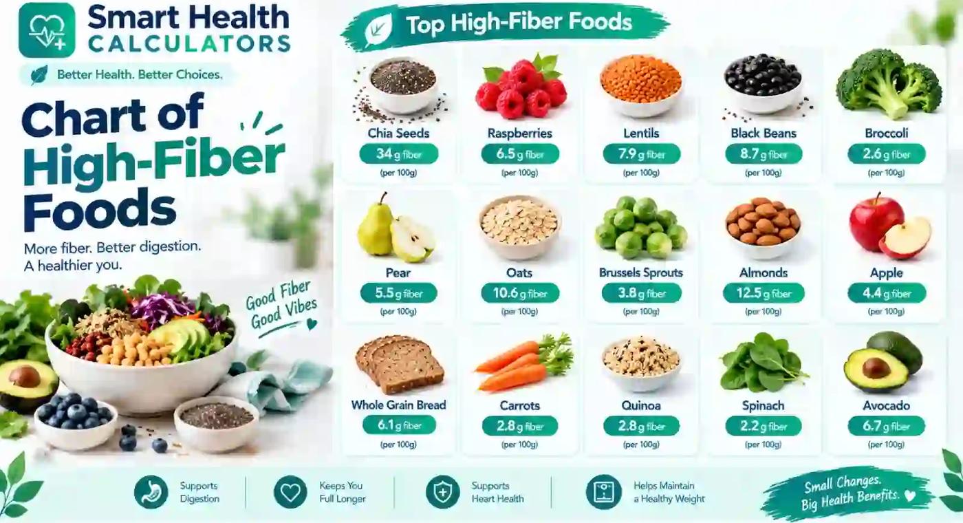 High Fiber Foods: 25+ Best Foods Ranked by Fiber Content