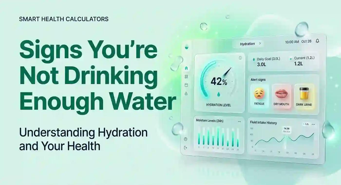 Signs You're Not Drinking Enough Water (& How to Fix It)