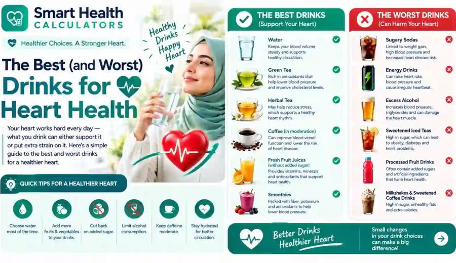 Best Drinks for Heart Health: 8 Healthy Choices