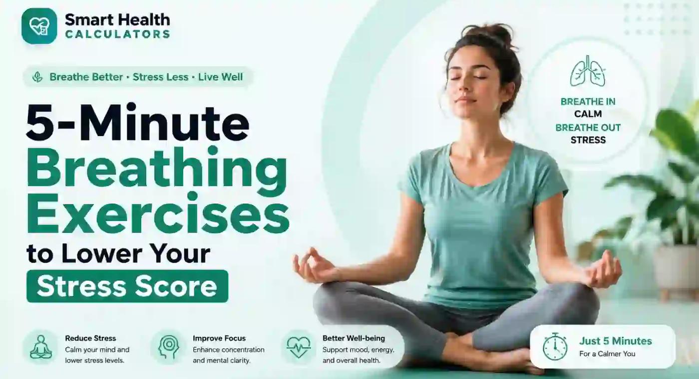 5-Minute Breathing Exercises to Lower Your Stress Score