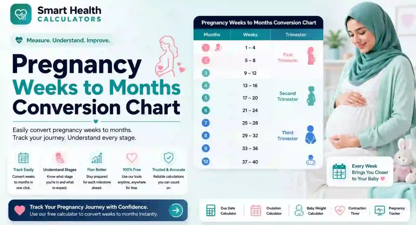 Pregnancy Weeks to Months: Chart, Calculator & Guide 2026