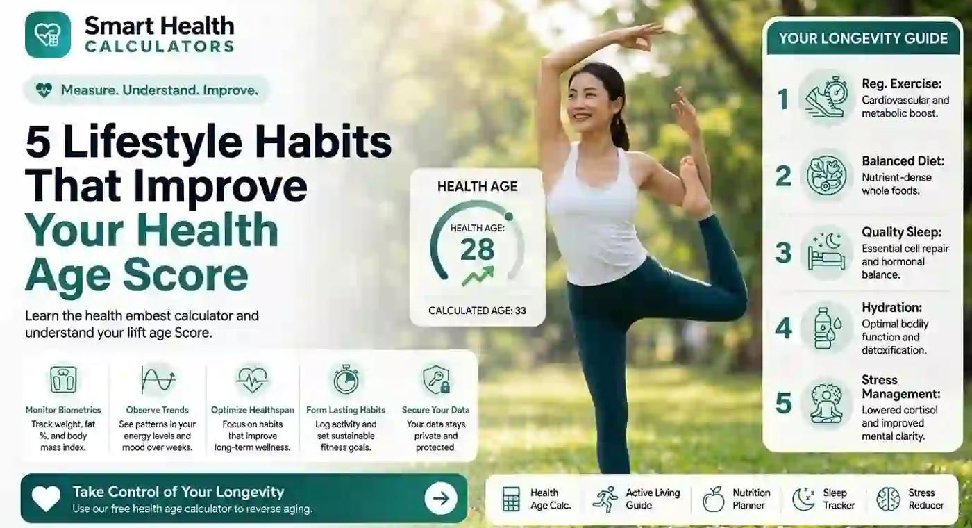 5 Habits to Lower Your Biological Age & Improve Health Age