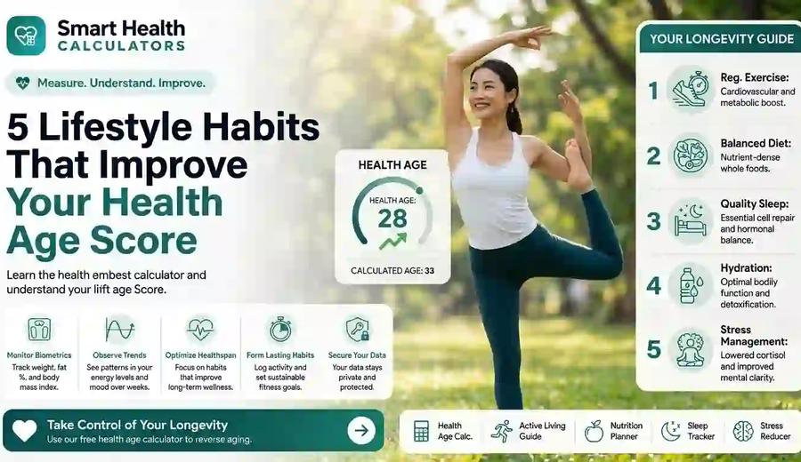 5 Habits to Lower Your Biological Age & Improve Health Age