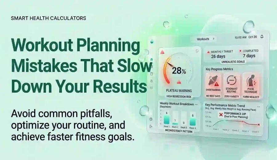 Workout Planning Mistakes That Slow Down Results