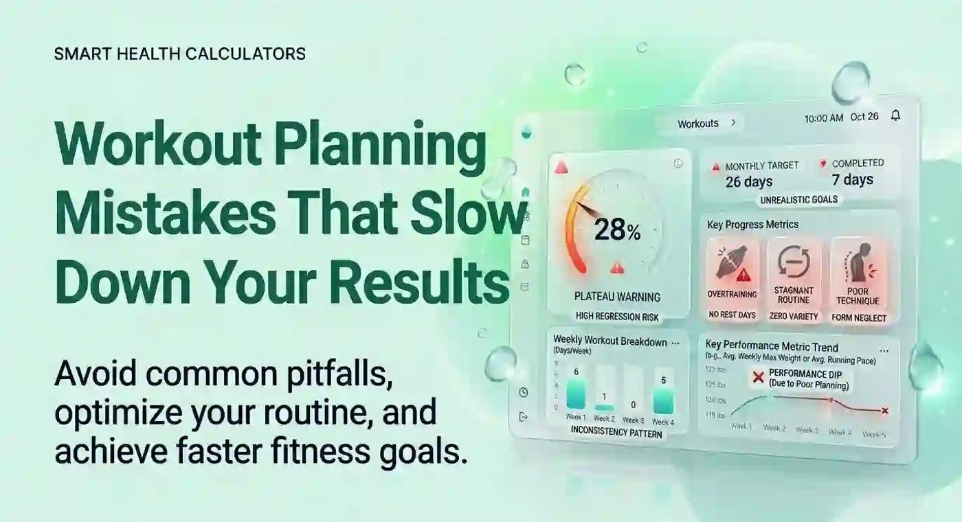 Workout Planning Mistakes That Slow Down Results