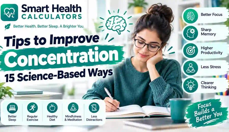 Tips to Improve Concentration: 15 Science-Based Ways