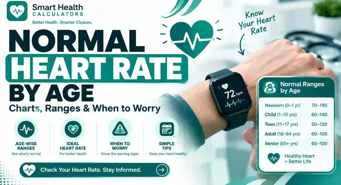 Normal Heart Rate by Age: Charts, Ranges & When to Worry