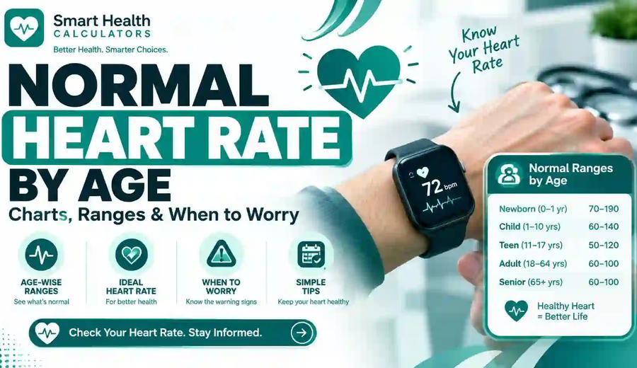 Normal Heart Rate by Age: Charts, Ranges & When to Worry