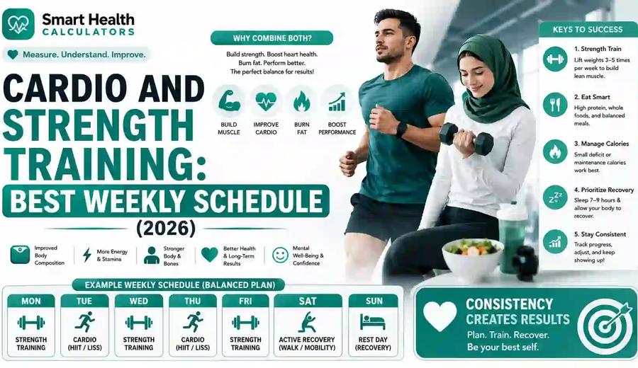 Cardio and Strength Training: Best Weekly Schedule (2026)