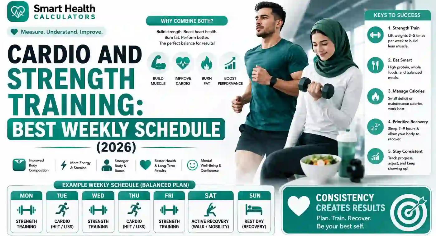 Cardio and Strength Training: Best Weekly Schedule (2026)