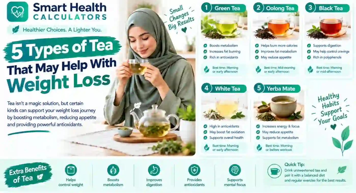 5 Types of Tea That May Help With Weight Loss (2026)