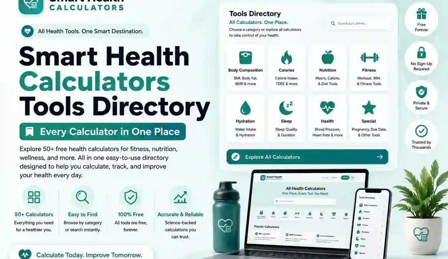 Health Calculator: BMI, BMR, Calories, Body Fat & More
