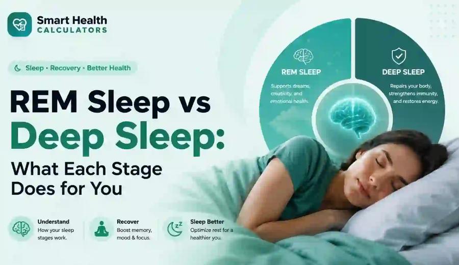 REM Sleep vs Deep Sleep: What Each Stage Does for You