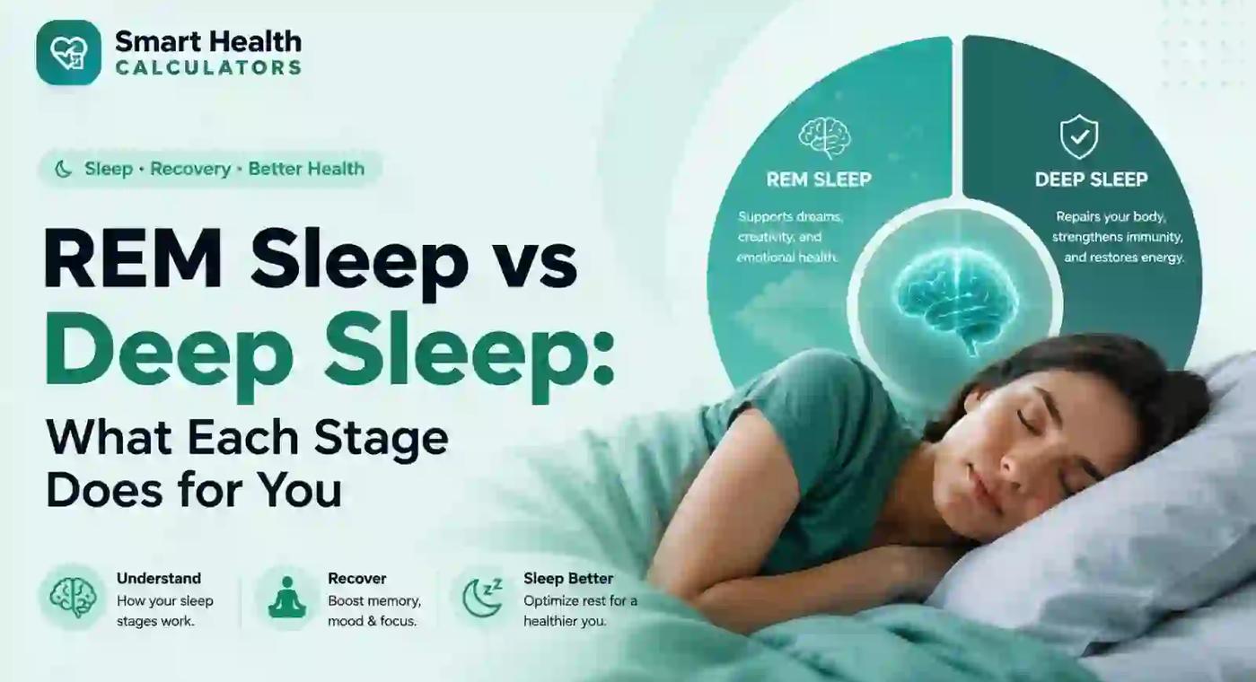 REM Sleep vs Deep Sleep: What Each Stage Does for You