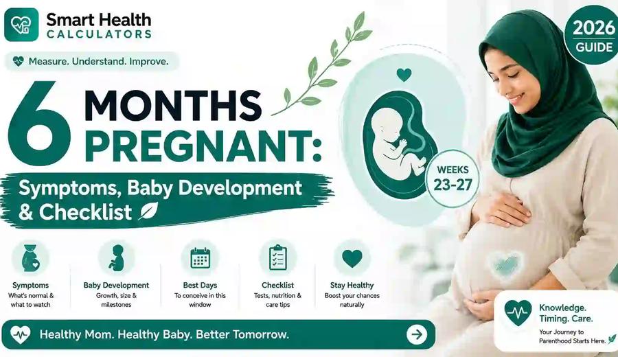 6 Months Pregnant: Symptoms, Baby Development & Checklist (2026)