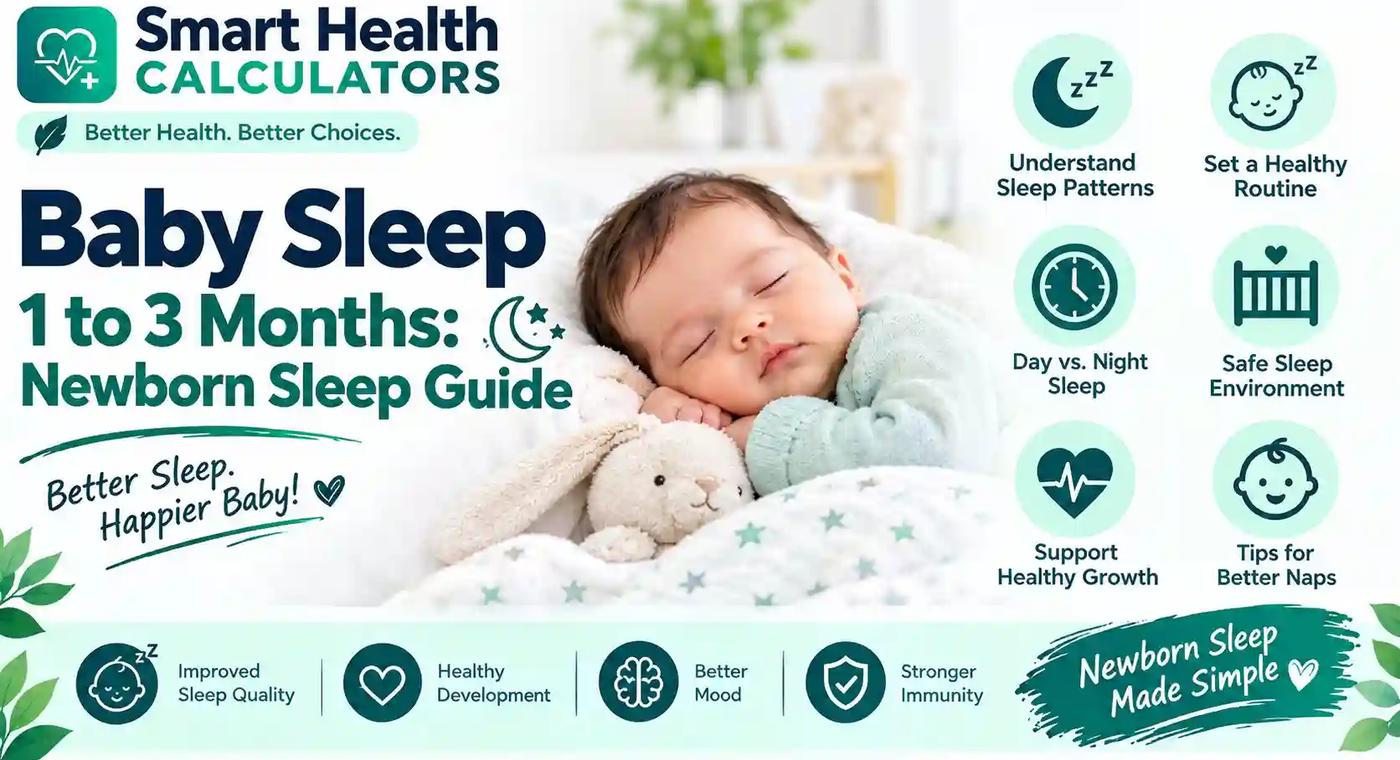 Baby Sleep 1 to 3 Months: Newborn Sleep Guide (2026)