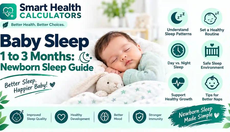 Baby Sleep 1 to 3 Months: Newborn Sleep Guide (2026)