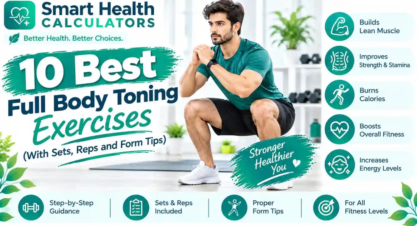 10 Best Full Body Toning Exercises: Sets, Reps & Form Tips