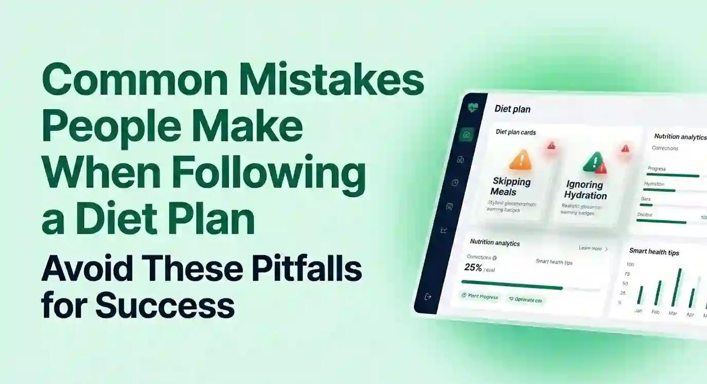  Common Mistakes People Make When Following a Diet Plan