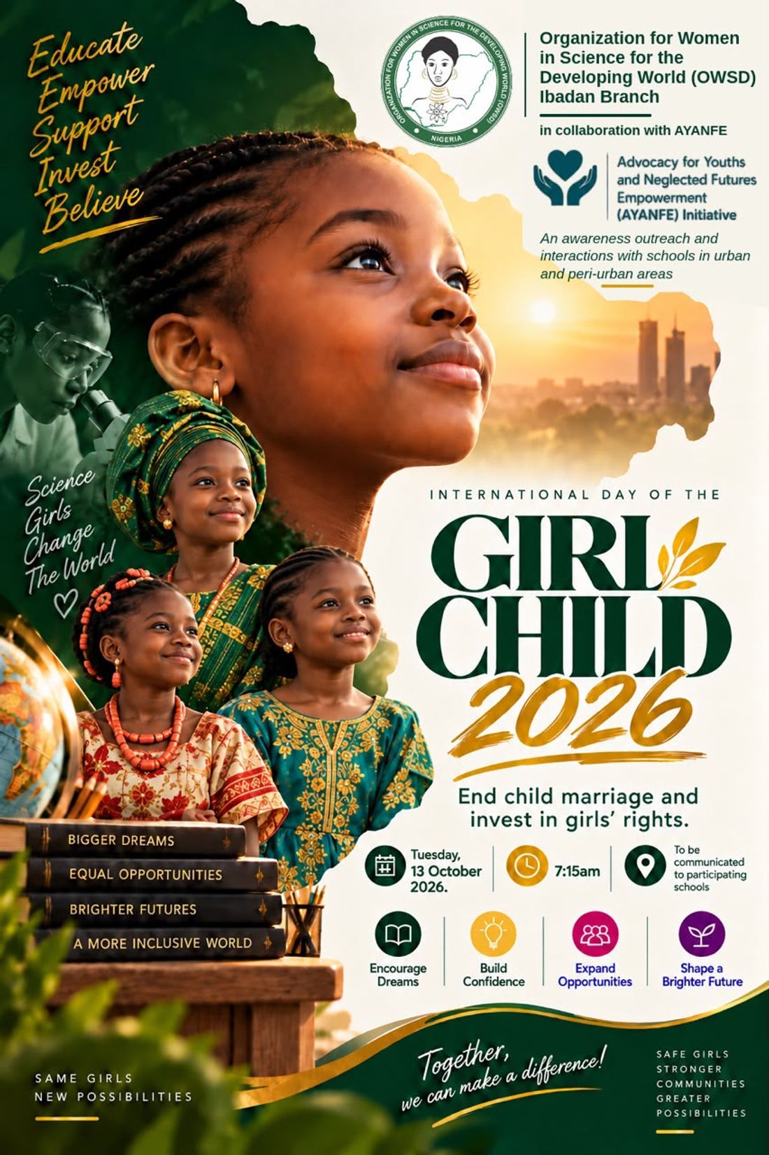 International Day of Girl Child flier