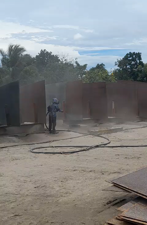 Sandblasting 
