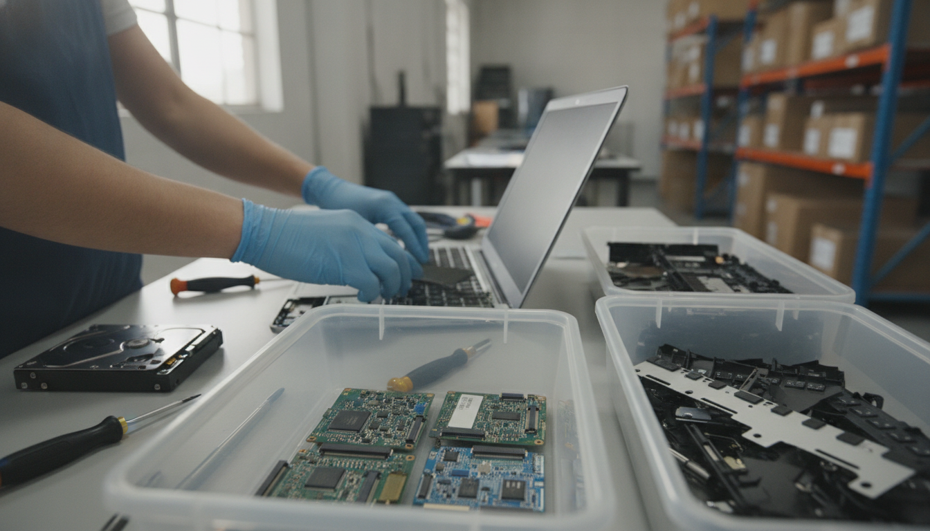 Illustration for What Happens To Recycled Electronics: A Deep Dive into the Process