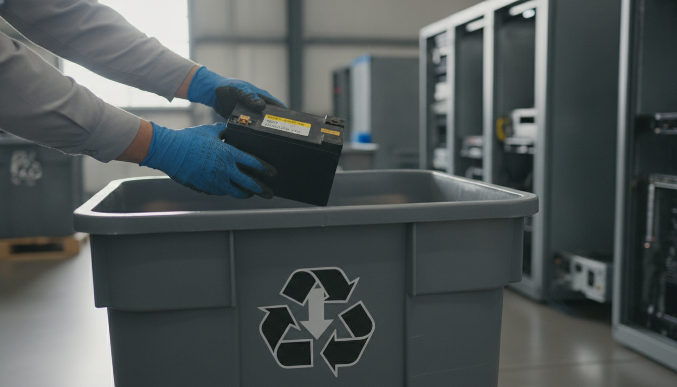 Illustration for Essential Guide to APC Battery Disposal in Greater Houston