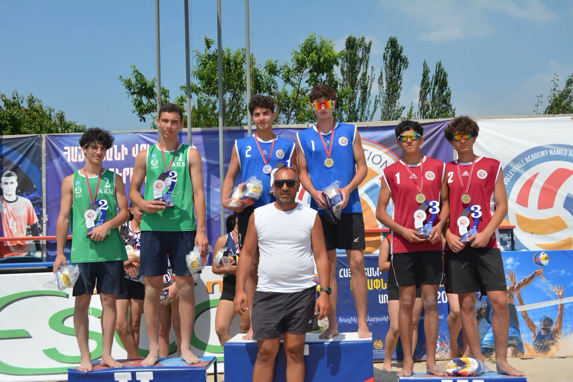 KHMOMM and Armenia National Team Crowned U18 Beach Volleyball Champions