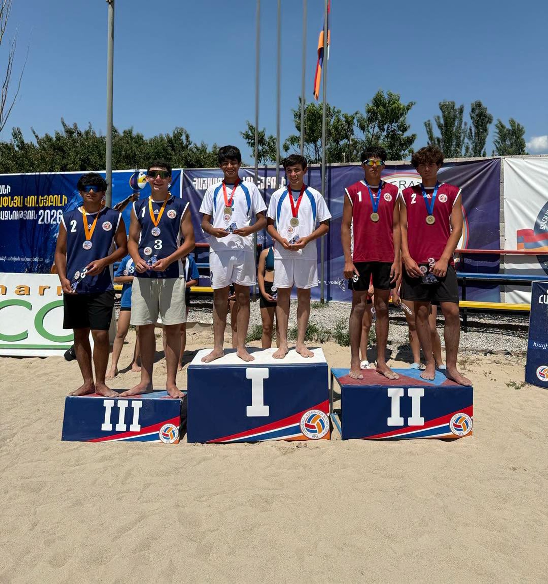 Abovyan and Ajapnyak Claim U16 Beach Volleyball Championship Titles