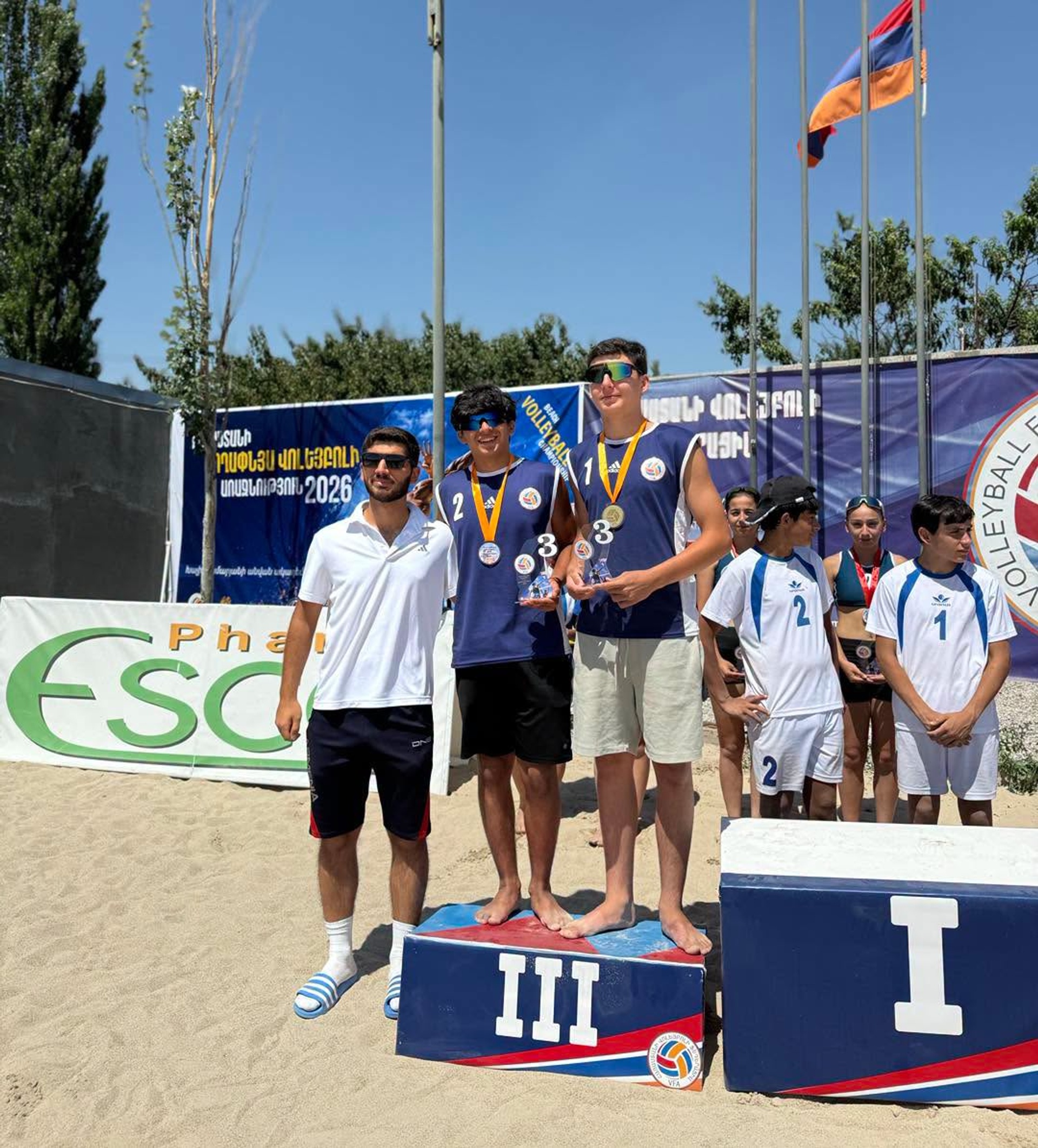 Abovyan and Ajapnyak Claim U16 Beach Volleyball Championship Titles