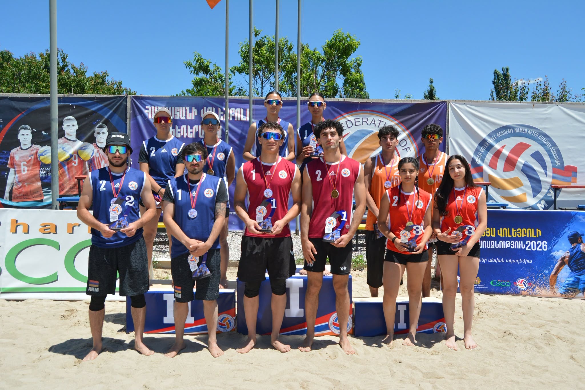 Gyumri and Yerevan Crowned Champions of the Armenian Beach Volleyball Championship 2026