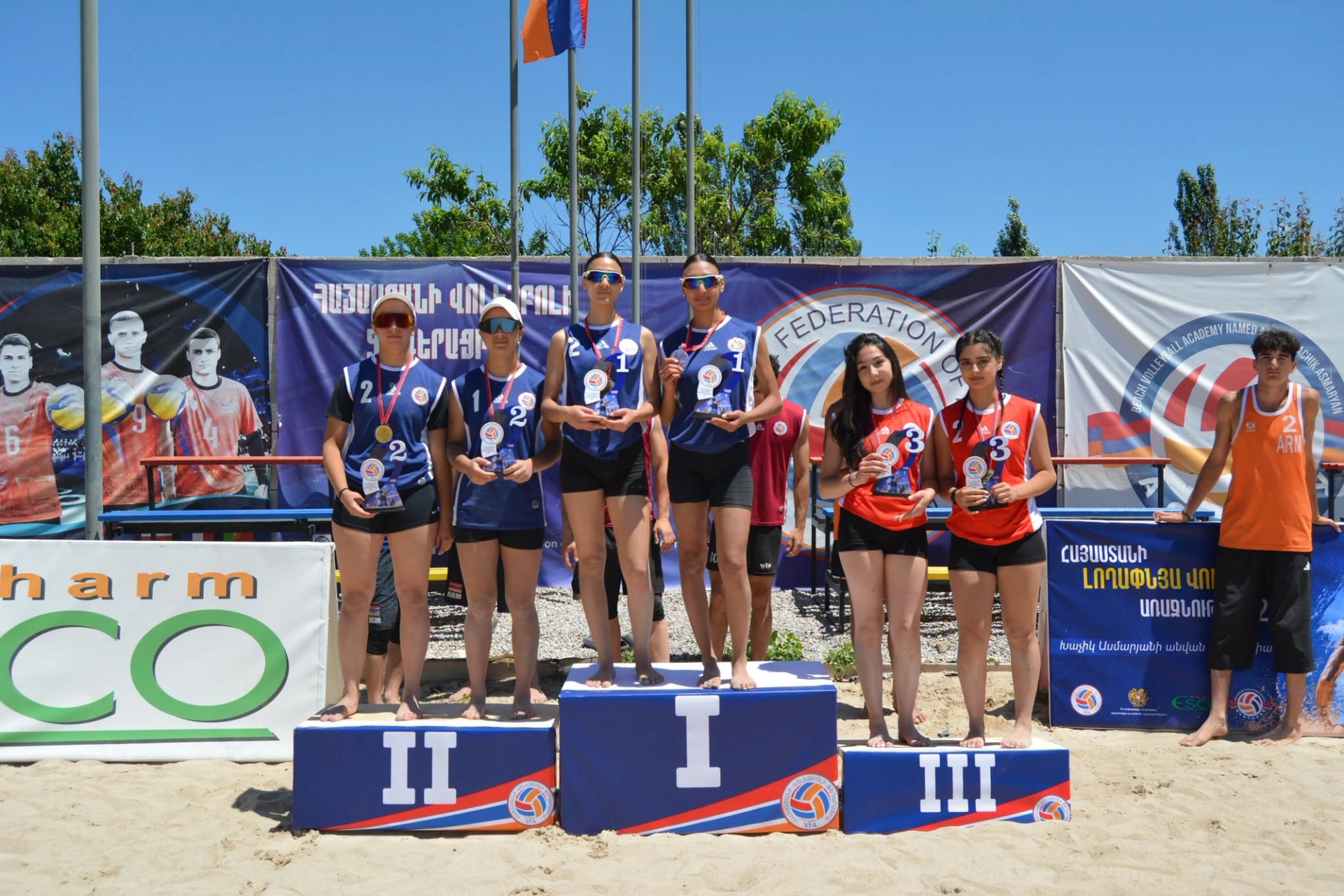 Gyumri and Yerevan Crowned Champions of the Armenian Beach Volleyball Championship 2026