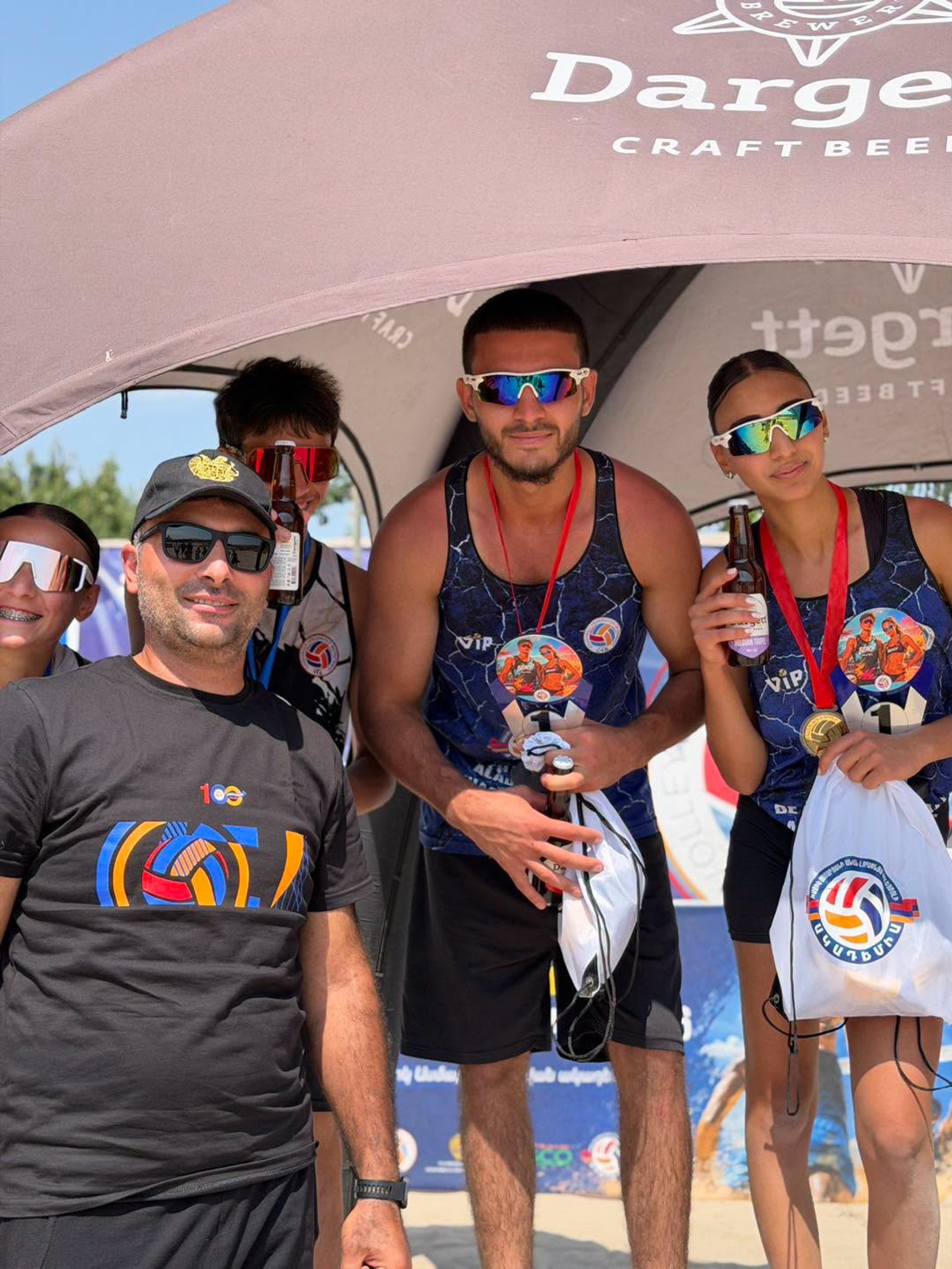 YSU Triumphs at the Armenian Mixed Beach Volleyball Championship