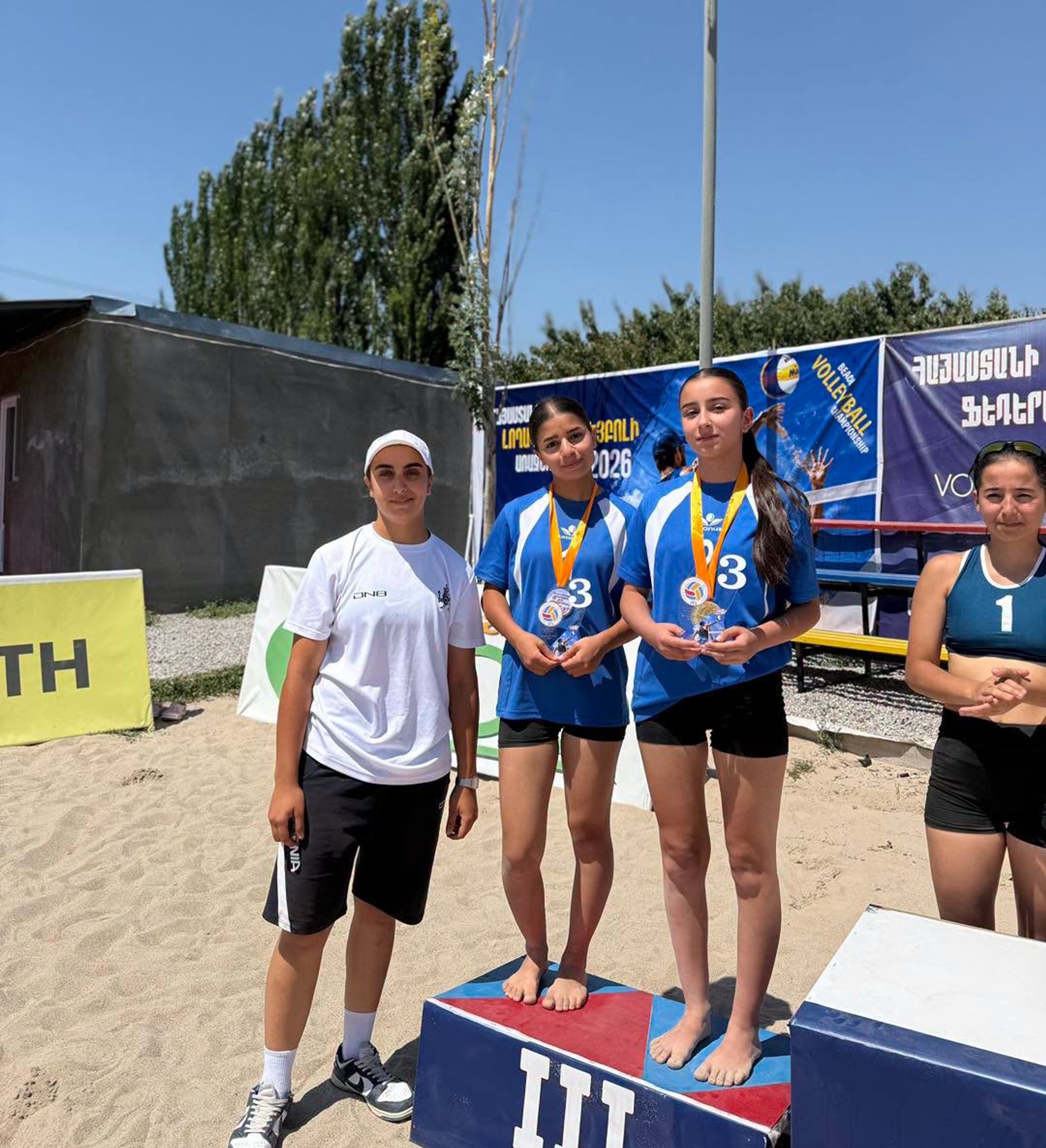 Abovyan and Ajapnyak Claim U16 Beach Volleyball Championship Titles