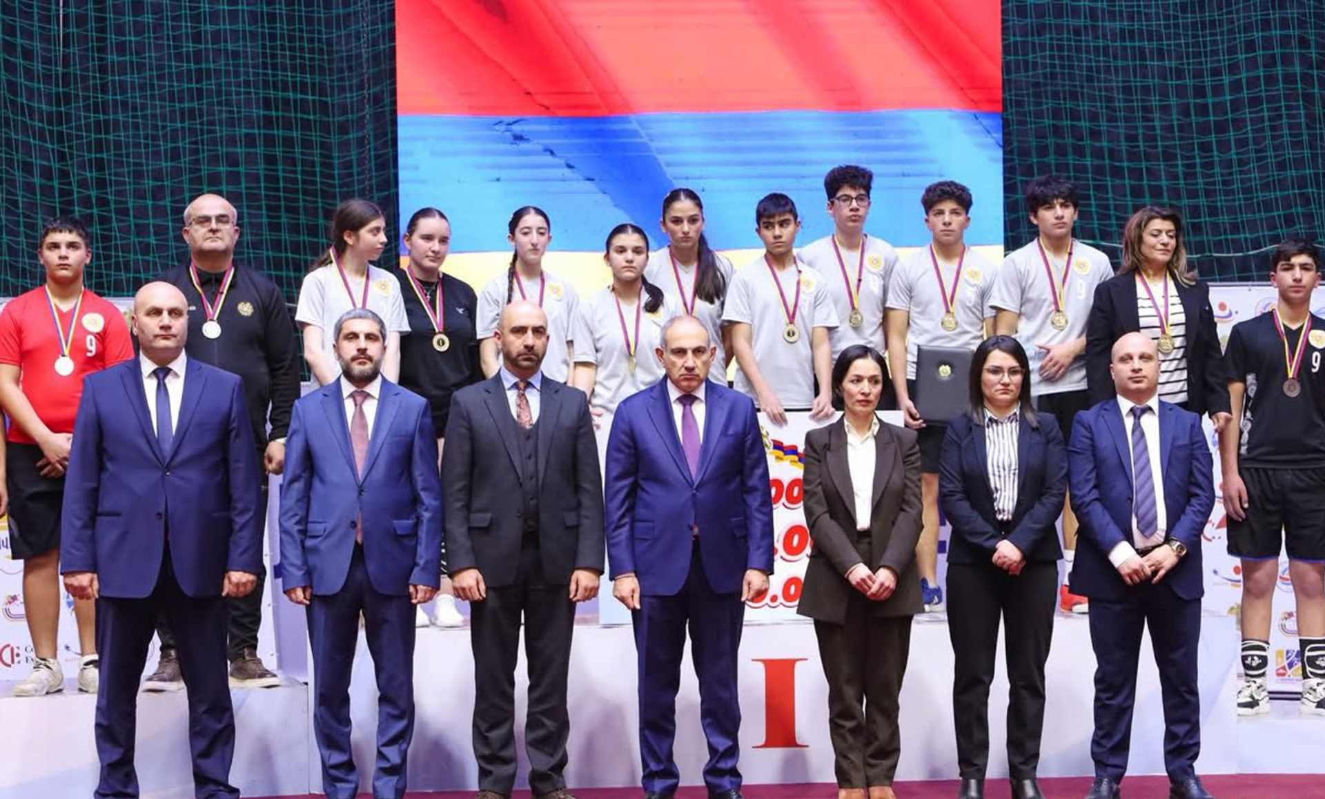Prime Minister Nikol Pashinyan Attends Final Matches of the "School Volleyball League