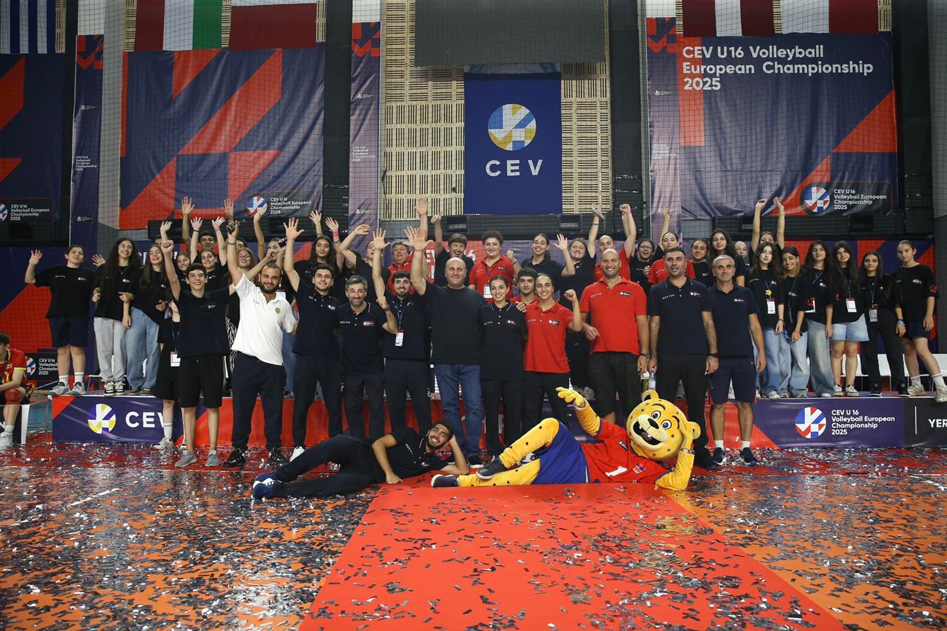 Italy Crowned Champions as Yerevan Hosts Spectacular CEV U16 European Championship