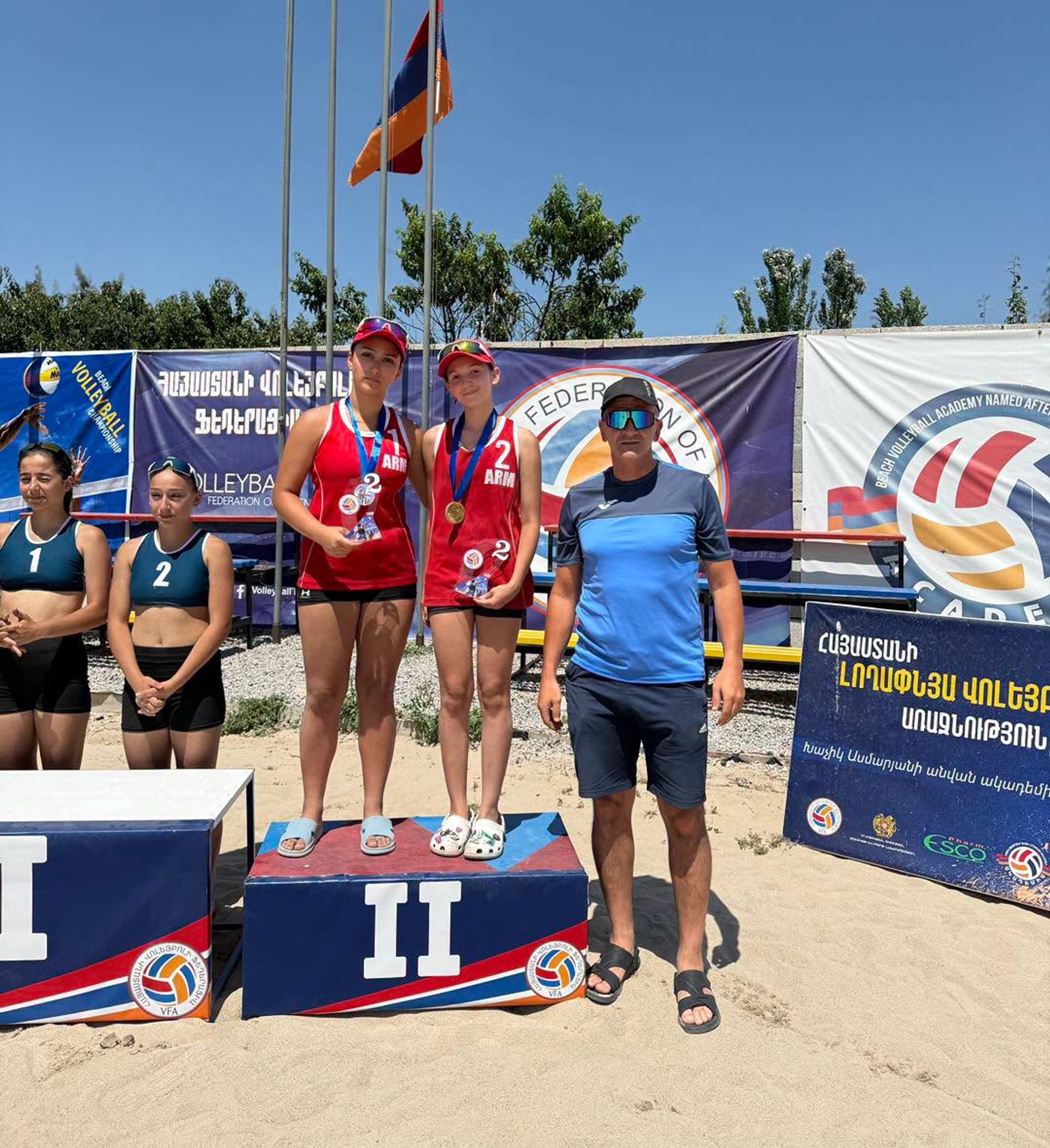 Abovyan and Ajapnyak Claim U16 Beach Volleyball Championship Titles