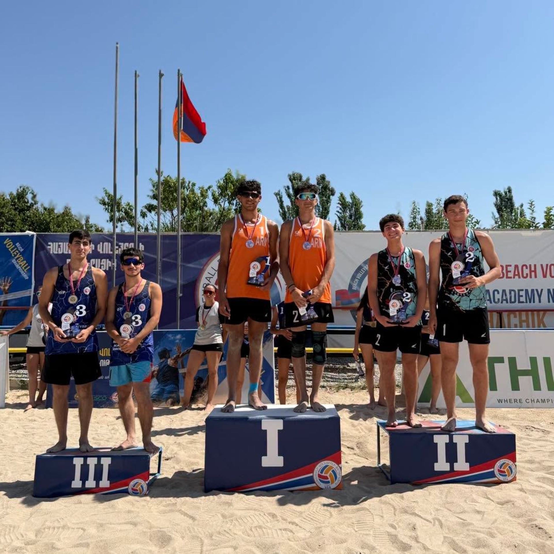 Armenia U18 National Team and HMMSD Claim U20 Beach Volleyball Titles