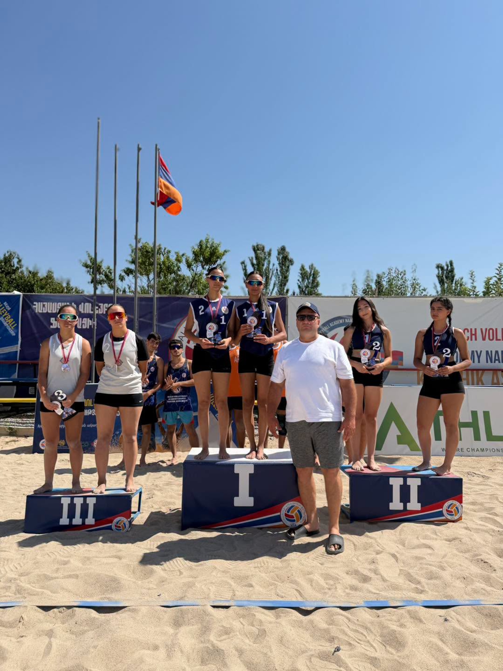 Armenia U18 National Team and HMMSD Claim U20 Beach Volleyball Titles