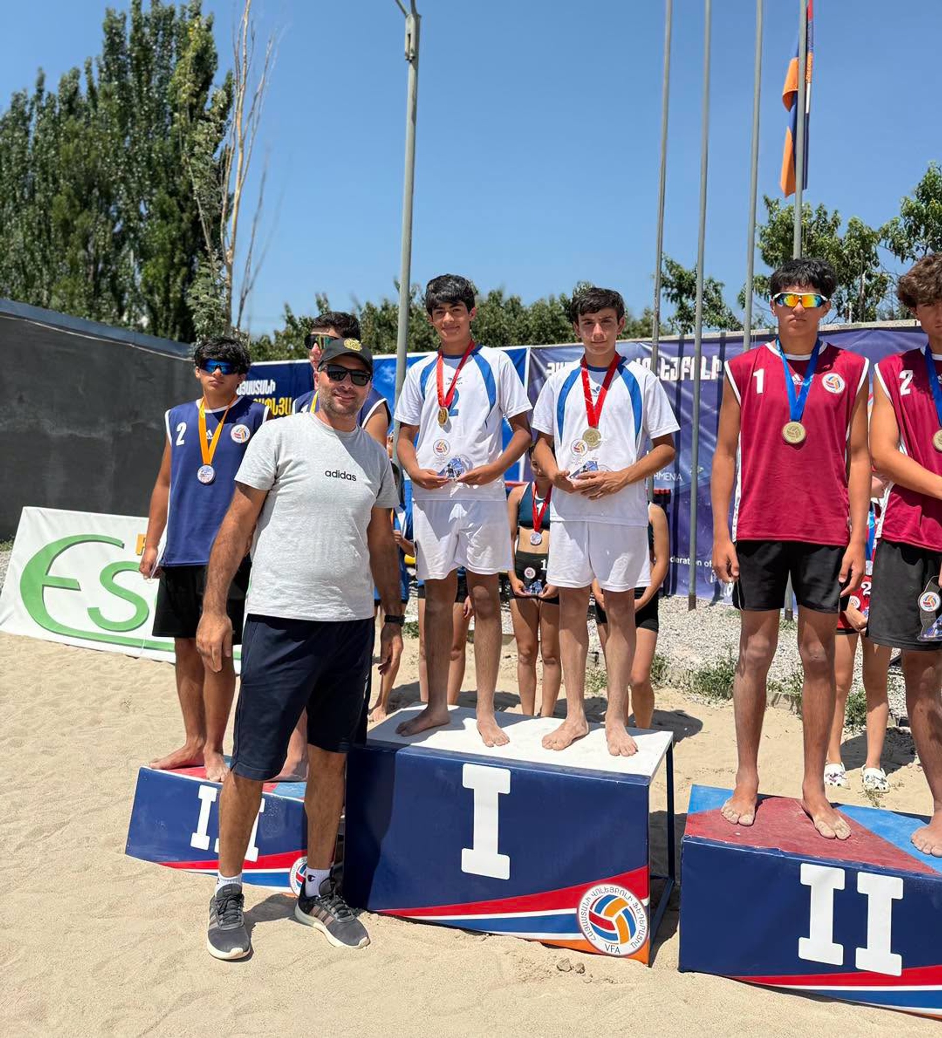 Abovyan and Ajapnyak Claim U16 Beach Volleyball Championship Titles