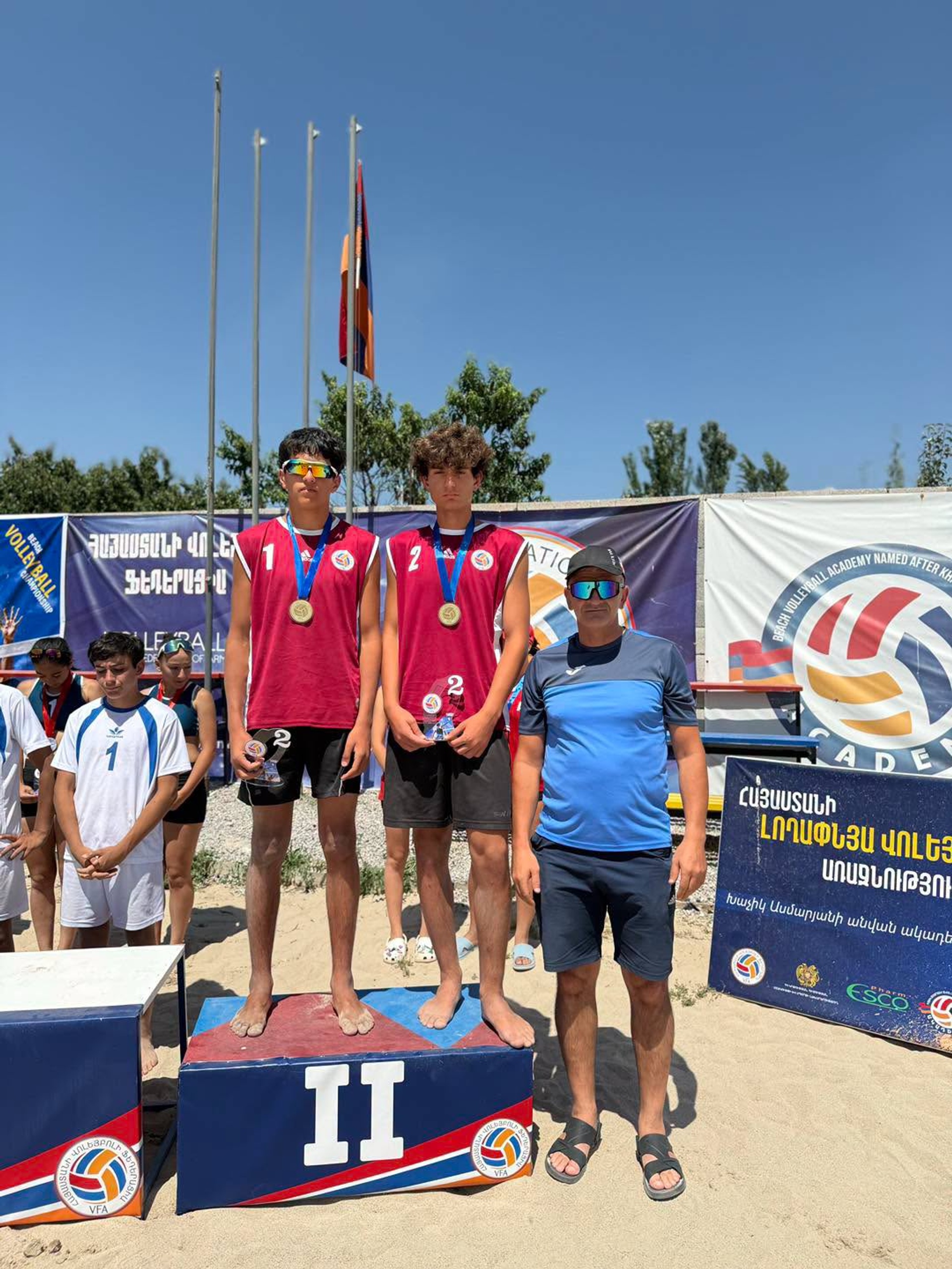 Abovyan and Ajapnyak Claim U16 Beach Volleyball Championship Titles
